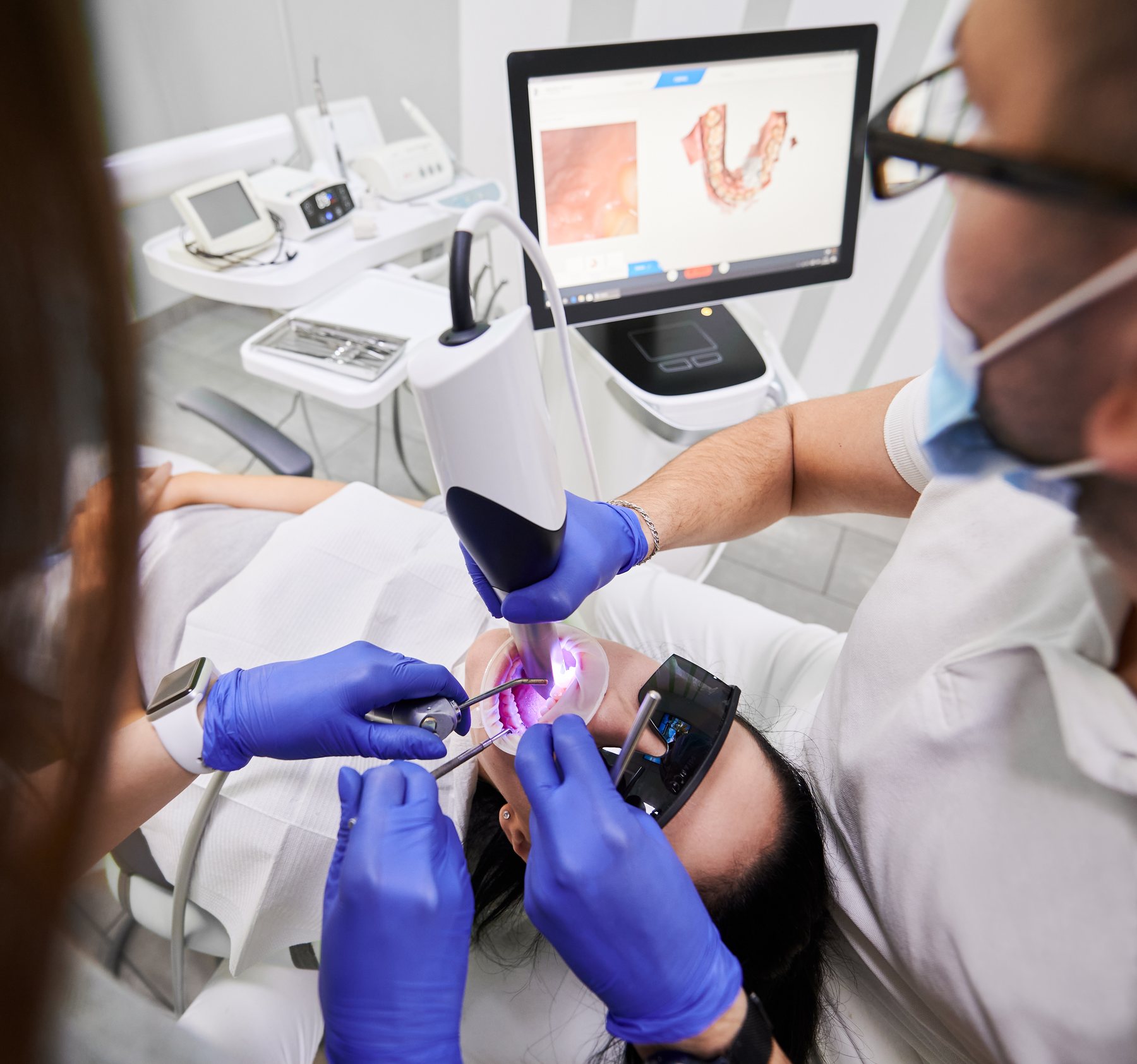 Intraoral scanner technology at DC Pearls Dental Boutique